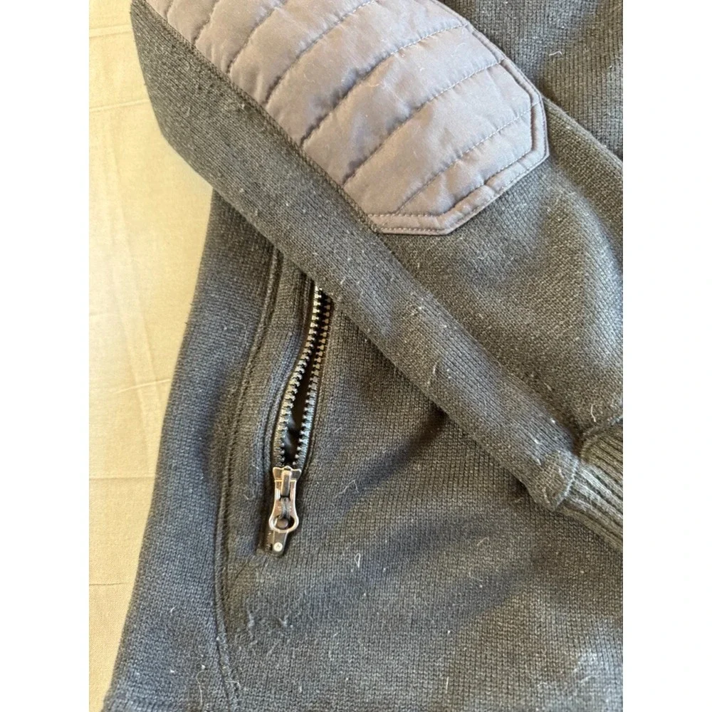 Marmot Motto Jacket Small Mens Full Zip Black‎ Padded Elbows Shoulders Full Zip